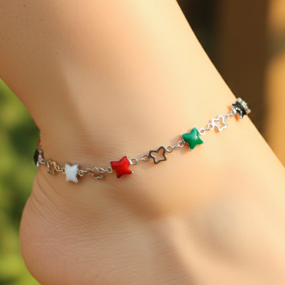 "Elegant Handmade Anklet – Delicate Jewelry for Women, MAR092003